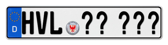 Wunschkennzeichen Havelland reservieren
