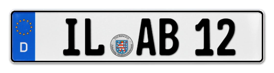 Autokennzeichen ILmenau