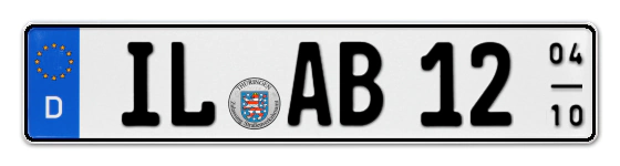 Saisonkennzeichen IL für ILmenau online bestellen