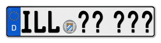 Wunschkennzeichen Illertissen reservieren