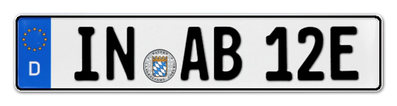 E-Kennzeichen INgolstadt online bestellen