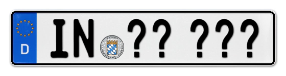 Wunschkennzeichen Ingolstadt reservieren