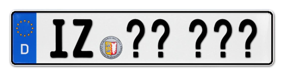 Wunschkennzeichen Itzehoe reservieren