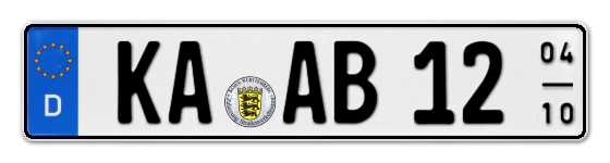 Saisonkennzeichen KA für KArlsruhe online bestellen