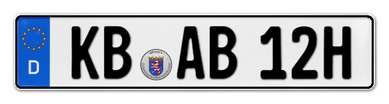 H-Kennzeichen KB online bestellen