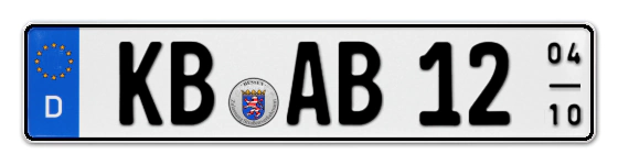 Saisonkennzeichen KB für KorBach online bestellen