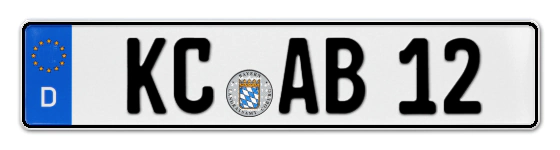 Autokennzeichen KronaCh