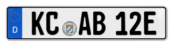 E-Kennzeichen KronaCh online bestellen