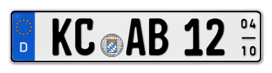 Saisonkennzeichen KC für KronaCh online bestellen