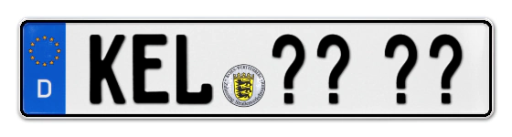 Wunschkennzeichen Kehl reservieren
