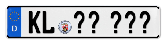Wunschkennzeichen Kaiserslautern reservieren