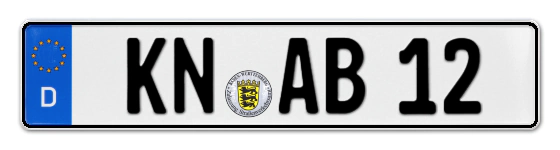Autokennzeichen KoNstanz