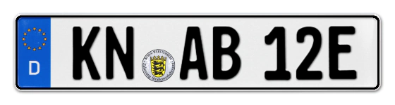 E-Kennzeichen KoNstanz online bestellen