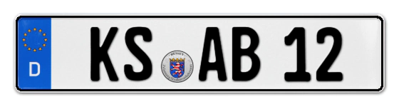 Autokennzeichen KasSel