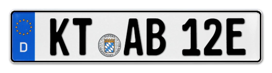 E-Kennzeichen KiTzingen online bestellen