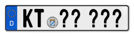 Wunschkennzeichen Kitzingen reservieren
