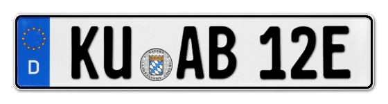 E-Kennzeichen KUlmbach online bestellen