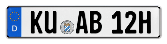 H-Kennzeichen KU online bestellen