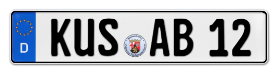 Autokennzeichen KUSel