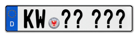 Wunschkennzeichen Königs-wusterhausen reservieren