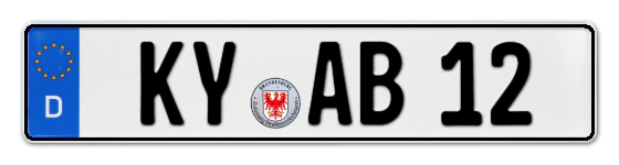 Autokennzeichen KYritz