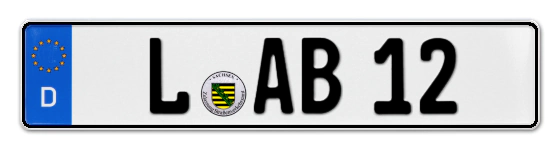 Autokennzeichen Leipzig