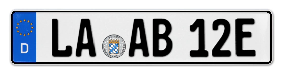E-Kennzeichen LAndshut online bestellen