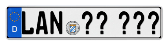 Wunschkennzeichen Landau reservieren