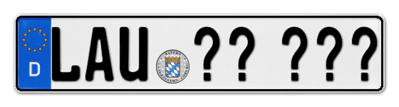 Wunschkennzeichen Lauf reservieren