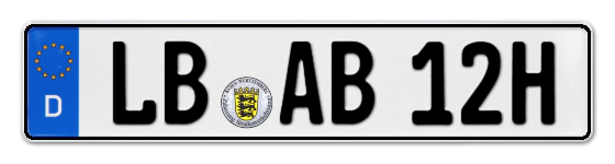 H-Kennzeichen LB online bestellen