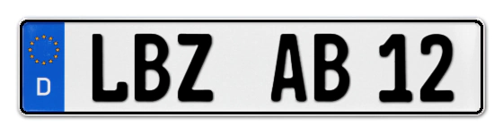 Autokennzeichen LüBZ