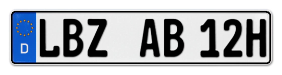 H-Kennzeichen LBZ online bestellen