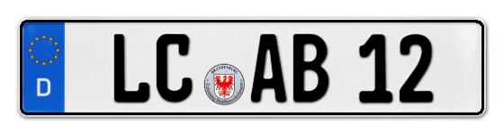 Autokennzeichen LuCkau