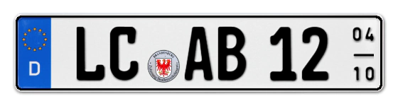 Saisonkennzeichen LC für LuCkau online bestellen