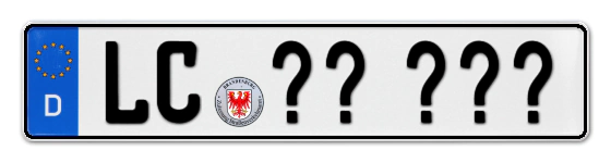 Wunschkennzeichen Luckau reservieren