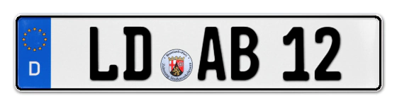 Autokennzeichen LanDau