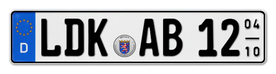 Saisonkennzeichen LDK für Lahn-Dill-Kreis online bestellen