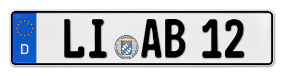 Autokennzeichen LIndau