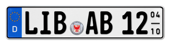Saisonkennzeichen LIB für LIeBenwerda online bestellen