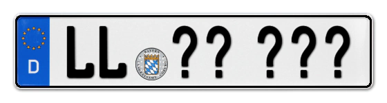 Wunschkennzeichen Landsberg-am-lech reservieren