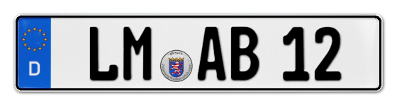Autokennzeichen LiMburg