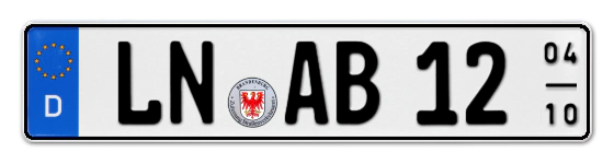 Saisonkennzeichen LN für LübbeN online bestellen