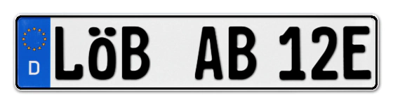 E-Kennzeichen LÖBau online bestellen