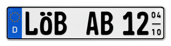 Saisonkennzeichen LÖB für LÖBau online bestellen