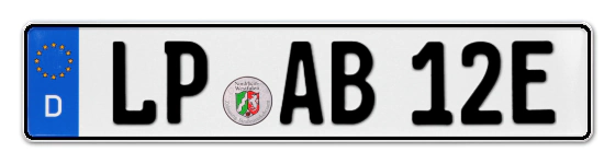 E-Kennzeichen LiPpstadt online bestellen