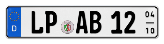 Saisonkennzeichen LP für LiPpstadt online bestellen