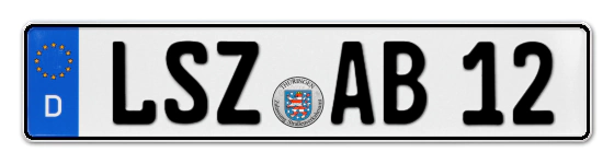 Autokennzeichen LangenSalZa