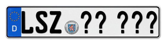 Wunschkennzeichen Langensalza reservieren