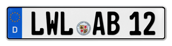 Autokennzeichen LudWigsLust