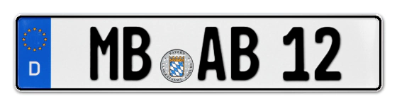 Autokennzeichen MiesBach